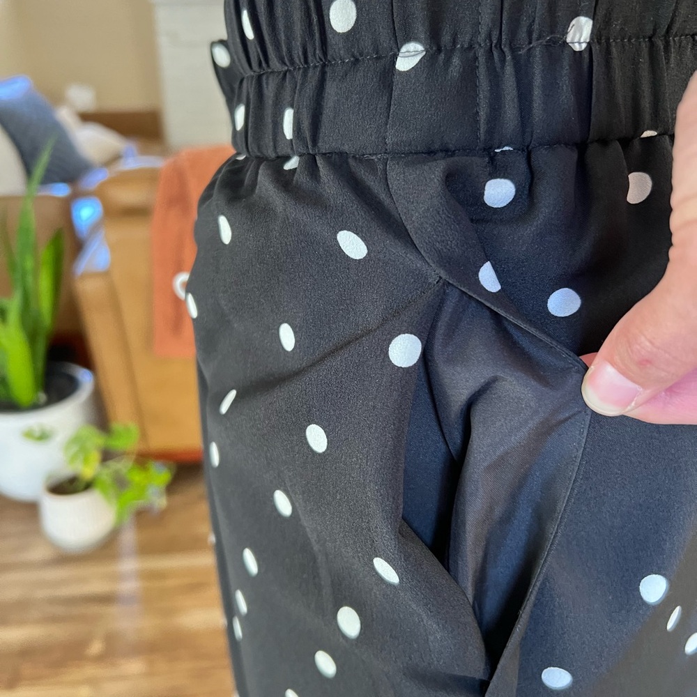 J. Crew Black and White Polka Dot Pencil Skirt - Picture 4 of 11